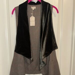 Long Vest with Velvet Lining